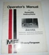 Massey Ferguson MF 58 68 Rotary Cutter Mower Owners/Operators Manual 7-1977 OEM