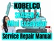 Kobelco Mini Excavator SK45SR-2 Service Repair Manual
