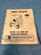 White Forklift, MA 20/25 and 30S Parts Catalog/ Manual R-2184B  1977 LQQK!
