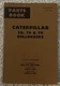 Vintage CAT Caterpillar 7A,7S & 7U BULLDOZERS Parts Book UE035033