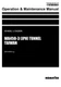 Komatsu WA450-3 JPN TUNNEL, TAIWAN Wheel Loader Operators Manual SN 54001-up