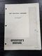 Simplicity Model 1690023 36" Riding Lawn Tractor Mower Owners Operators Manual