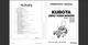 Kubota Zero Turn Mower Z122E-AU, Z121S-AU, Z125E-AU and Z125S-AU Owner manual