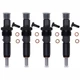 4X Fuel Injector 0432133771 2853346 for CASE P70 Engine 430 445 New Holland L190