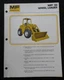 1974 MASSEY-FERGUSON "MF 33 WHEEL LOADER TRACTOR" SPECIFICATIONS BROCHURE