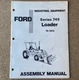 Original Ford Series 745 Loader 19-863 Assembly Manual SE-A3725 -- 20 Pages