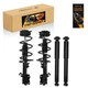 Front Complete Struts Rear shocks for 2014-2015 Nissan Rogue Select AWD 272897