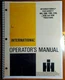 IH International Cub Cadet 1000 1200 1250 1450 1650 Tractor SN -572839 Op Manual