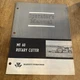 Vintage 1969 Massey Ferguson Mf 60 Rotary Cutter Operators Manual