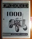 Ford 1000 Tractor 1973-75 Owner's Operator's Manual SE 3413 4731 42100001 4/73