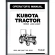 Kubota Tractor L2350 L2350DT Operators Manual 56 Pages Comb Bound Gloss Cover