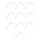Set of (10) Rake Teeth 36133 90036133 Fits Vicon Rake HK620 H1020 H1050-7