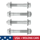 4x Front & Rear Shock Absorber Mounting Stud and Nut for Dodge Ram 1500-3500 US