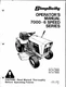 Simplicity 7000-6 speed series operator's manual 10HP 16HP 42", 48" Decks