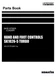Komatsu HAND FOOT CONTROLS SK1026-5 turbo Skid Steer Loader Parts Catalog Manual