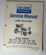 Cub Cadet 1020 1105 1110 1215 1220 1315 1320 1405 1415 1620 1720 repair manual
