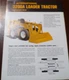 International 3200A Loader Tractor Sales/Specifications Brochure 1971