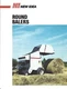 Farm Equipment Brochure - New Idea - 483 484 485 486 Round Balers c1987 (F4588)