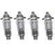 4X Fuel Injector 15221-53030 for Kubota Engine D1100A V1902 Tractor B4200 B5100