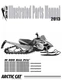 Arctic Cat 2013 M800 Sno Pro Parts Manual NEW