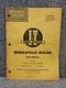 I&T Minneapolis Moline 335 445 Jet Star 4 Star Tractor Shop Service Manual MM-10