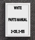 2-135 2-155 White Tractor Service Parts Manual Fits White 2-135 2-155 #272 595