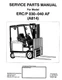 Yale ERC-ERP 030-040 Af A814 Forklift Parts Catalog Manual PDF