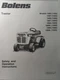 Bolens 1669 1463 1600 1400 1468 Lawn Garden Tractor Owner & Service (2 Manual s)