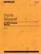 Caterpillar 3116TA Marine Engine / Transmission Parts Manual