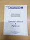 Sweepster S32 D32 S30 Series Hydraulic Sweeper Operators & Parts Manual