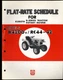 FLAT-RATE SCHEDULE for KUBOTA B-Series Tractor Rotary Mower B4200d/RC44-42 