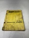 Massey Ferguson MF 300 Industrial & Construction Machinery Operators Manual
