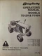 Simplicity 7012H 7016H Hydro Lawn Garden Tractor Owner & Parts (2 Manual s) 16hp