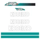 Kobelco SK30SR-3 Decals Stickers New Repro Decal Kit Kobelco SK30SR