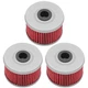 3 Pack Oil Filter for Honda 450 TRX450FE TRX450FM Foreman Es S 2002 2003 2004