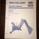 Ford New Holland Backhoe BH-134 Operators Manual 43650152 L-780 Series Loader