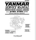 Yanmar 3TNV 4TNV Series Engine Service Manual  FREE SHIPPING