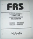 Kubota M6800 M6800S M8200 M9000 Tractor Repair Time Flat Rate Schedule Manual