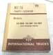 MT76 VINTAGE 1951 INTERNATIONAL TRUCK LC 160 161 162 PARTS CATLOG MANUAL