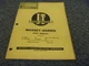 I&T Massey Harris 21 Colt 23 Mustang Tractor Shop Service Repair Manual MH-5A xz