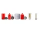 Filter Service Kit Fits Hyundai R280 LC w/Cummins 6CT8.3 Eng. Air Oil Fuel