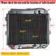 Forklift Radiator Fit MCFA CAT MITSUBISHI Forklift FG30-35K FC MC  91601-14200