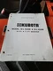 Kubota B/L 4520B 6 1/2 Ft  B/L 4530B 7 Ft Backhoe Owner's Operator's Manual 6/86