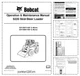 Bobcat S220 Loader Operation and Maintenance Manual 5307 5308 PDF
