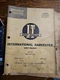 I&T Shop Service Manual International Harvester B-275 B-414 3414