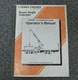 Terex RO Stinger TC-85-2 Crane Boom Angle Indicator Owner Operator Manual