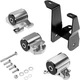 3-Bolt Motor Mount Swap Mount Kit For Honda Civic 1996-2000 B Series EK Chassis 