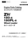 Hitachi ZW180-6 ZW180PL-6 QSB6.7 Engine Wheel Loader Parts Catalog Manual