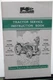 1948-1952 Ferguson Tractor Service Instruction Book TE-A20 TE-C20 TE-D20 TE-E20