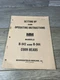 Vintage Minneapolis Moline H-942 and H944 Corn Heads Operators Manual Original
